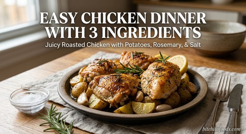 Easy Chicken Dinner with 3 Ingredients: A Simple, Delicious Recipe