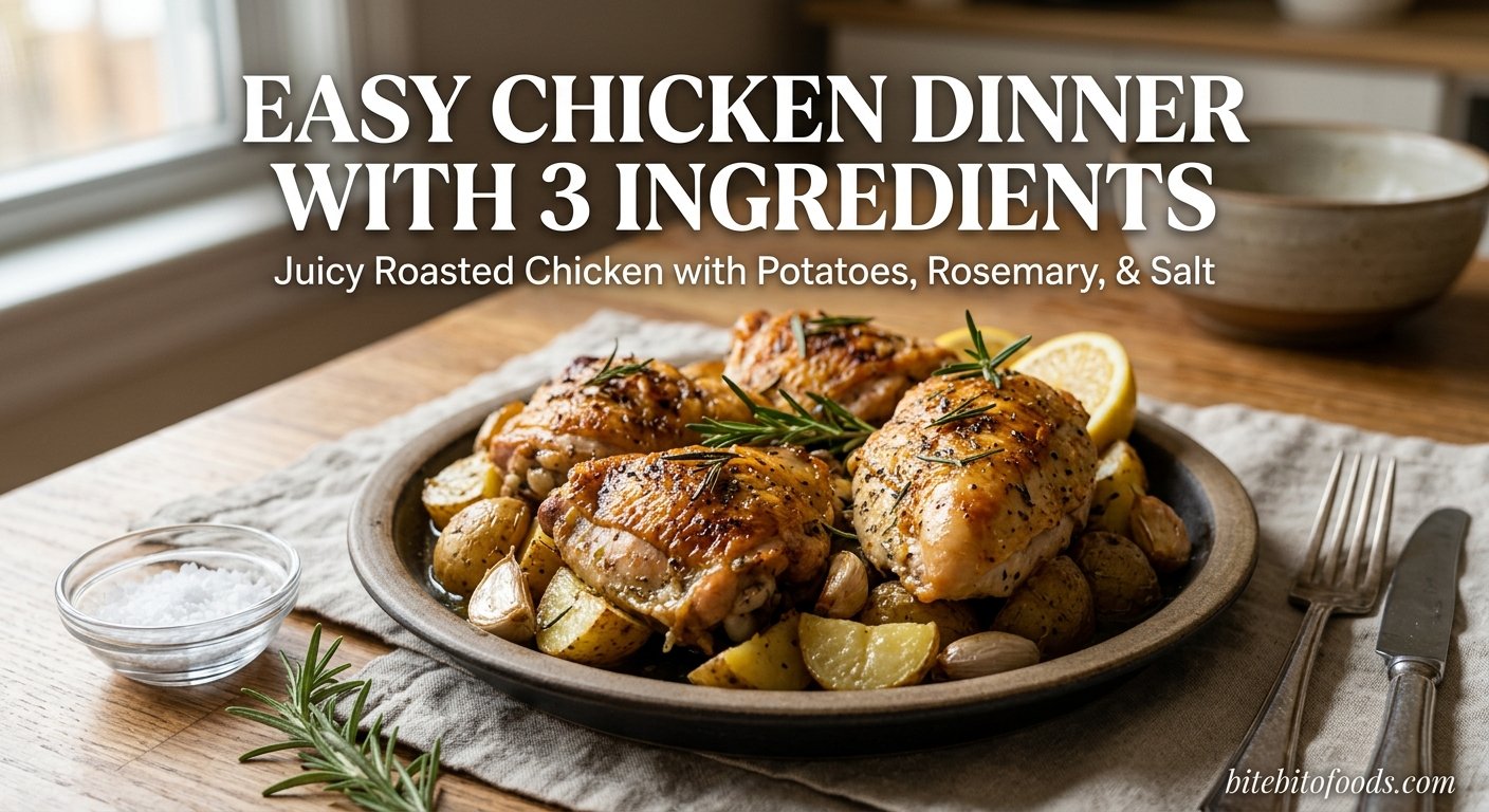 Easy Chicken Dinner with 3 Ingredients: A Simple, Delicious Recipe