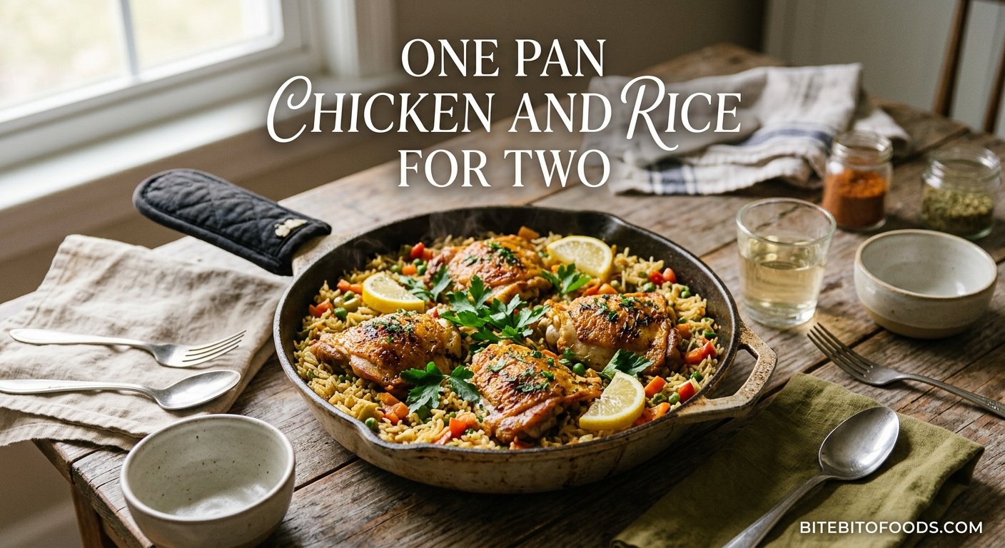 One Pan Chicken and Rice for Two: An Easy, Flavorful Dinner
