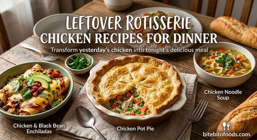 Leftover Rotisserie Chicken Recipes for Dinner: 15 Easy and Delicious Ideas