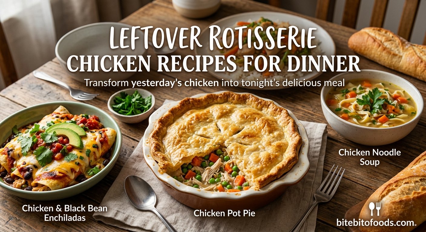 Leftover Rotisserie Chicken Recipes for Dinner: 15 Easy and Delicious Ideas