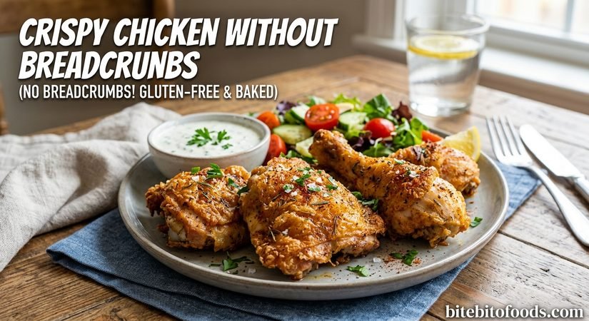 Crispy Chicken Without Breadcrumbs: Easy, Juicy, and Delicious Homemade Recipe