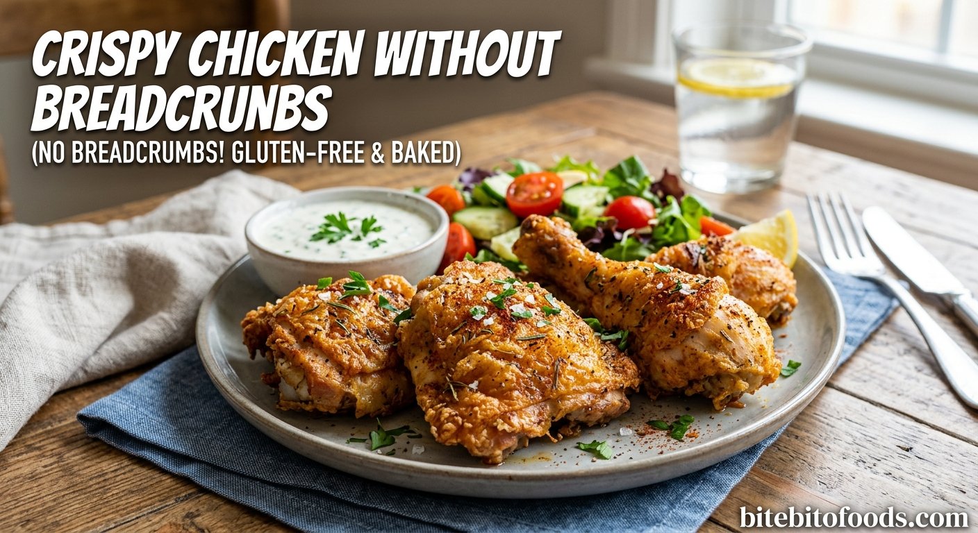 Crispy Chicken Without Breadcrumbs: Easy, Juicy, and Delicious Homemade Recipe
